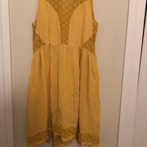 Mustard yellow summer dress